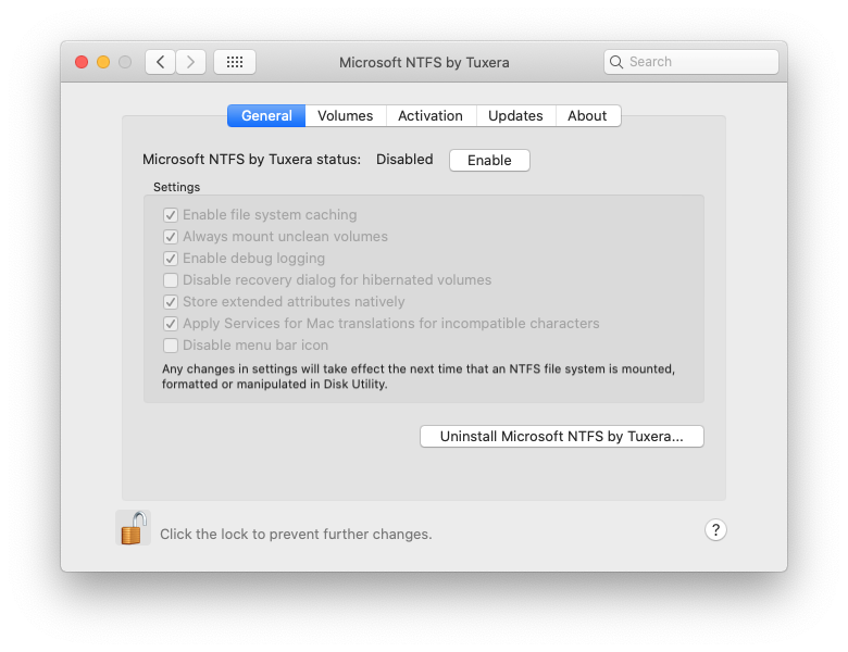 how to use tuxera ntfs for mac