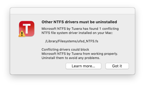 ntfs driver for mac toshiba not working